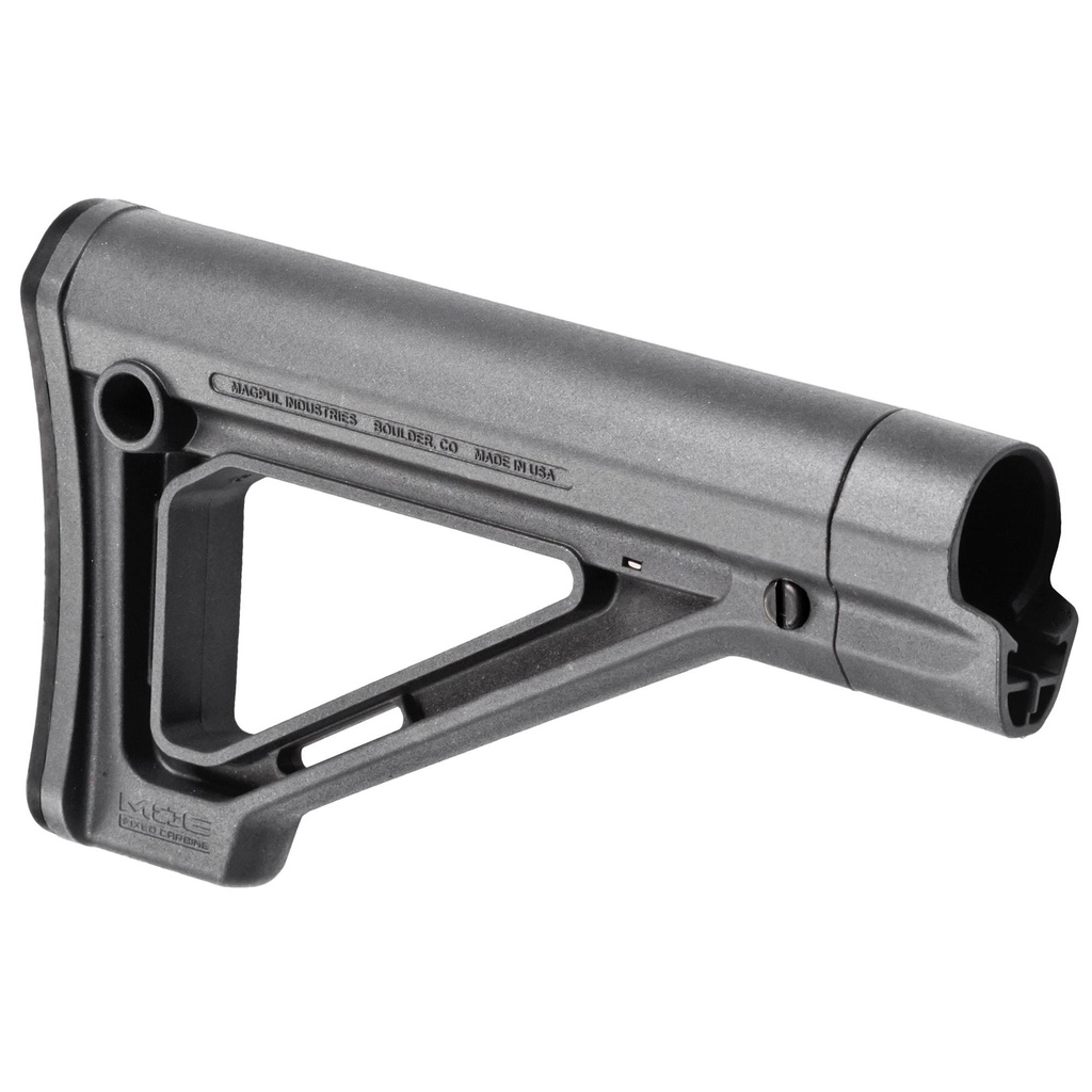Magpul Industries MOE Fixed Carbine Stock Fits AR Rifles Mil-Spec Gray 