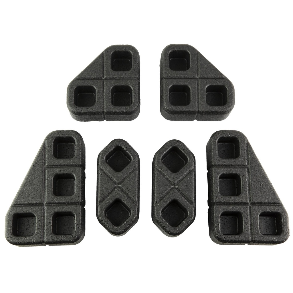 Magpul Industries DAKA Angled Block Kit Black Includes (2) 45/90 Angled Blocks (2) 30/60 Blocks (1) Right and Left Blocks (2) 45 Double Blocks 