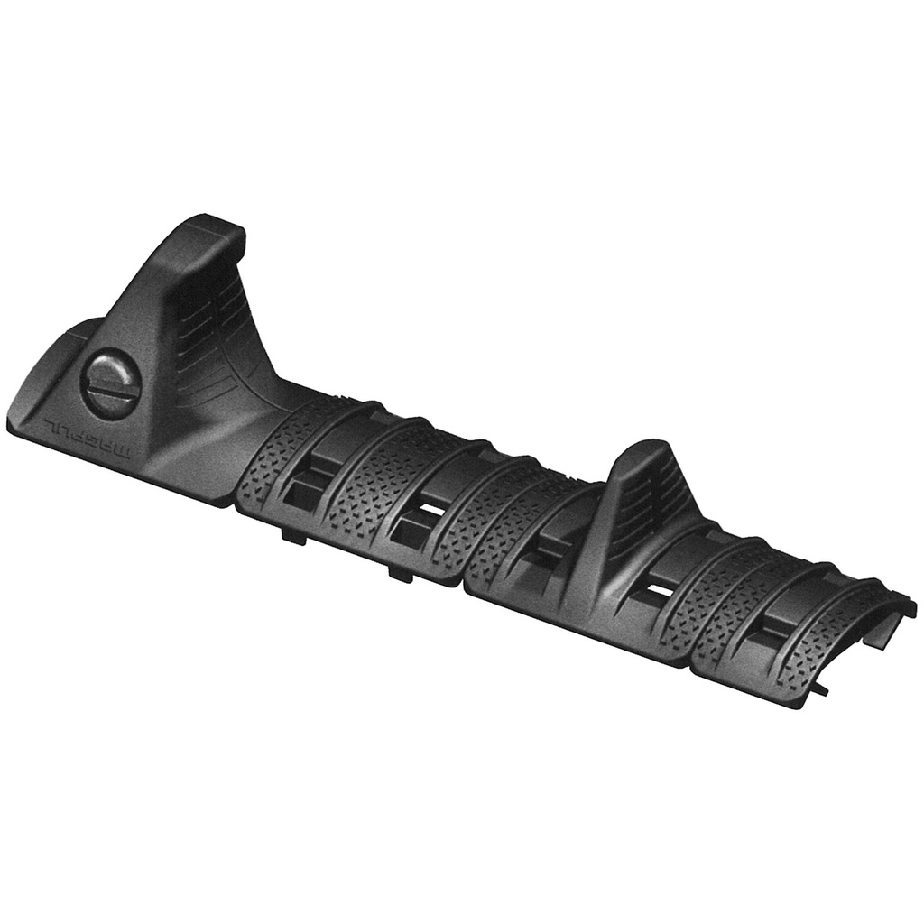 Magpul Industries XTM Hand Stop Kit Fits Picatinny Rail Kit Includes One Hand Stop One Index Panel One Full XTM Enhanced Panel And One XTM Enhanced Half Panel Black 