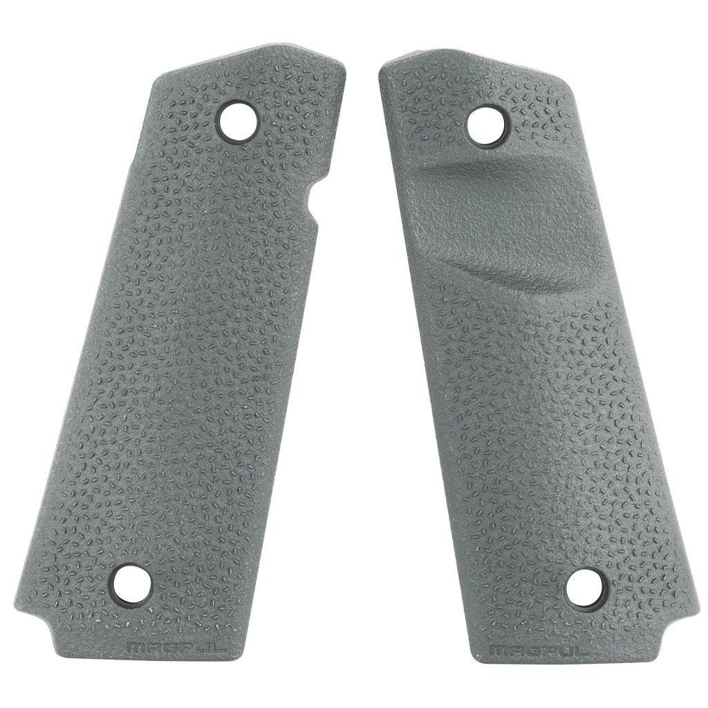 Magpul Industries MOE 1911 Grip Panels For 1911 TSP Texture Magazine Release Cut-out Gray 