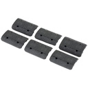 Magpul Industries M-LOK Rail Covers Type 2 Rail Cover Includes 6 panels each covering one M-LOK slot Fits M-LOK Gray 