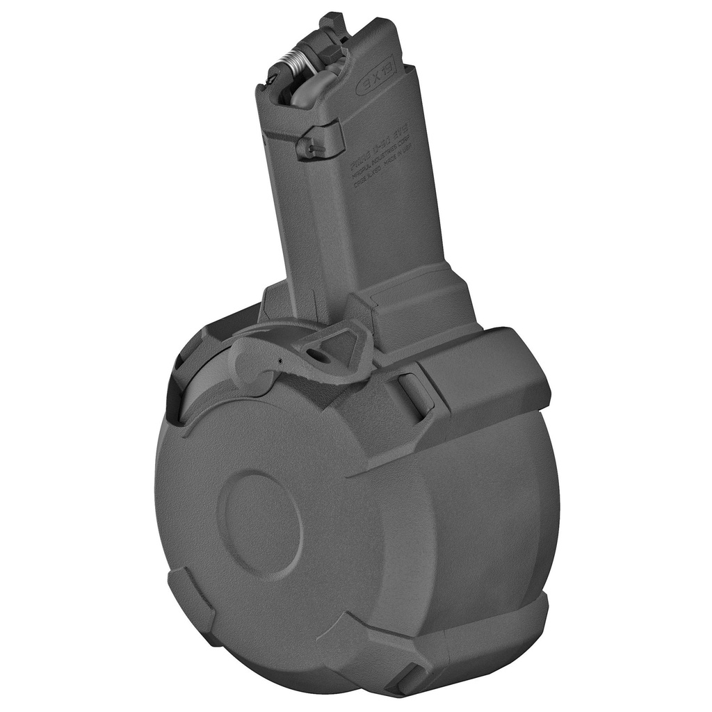 Magpul Industries PMAG D-50 Drum 9MM 50Rds Fits CZ Scorpion EVO 3 Black 