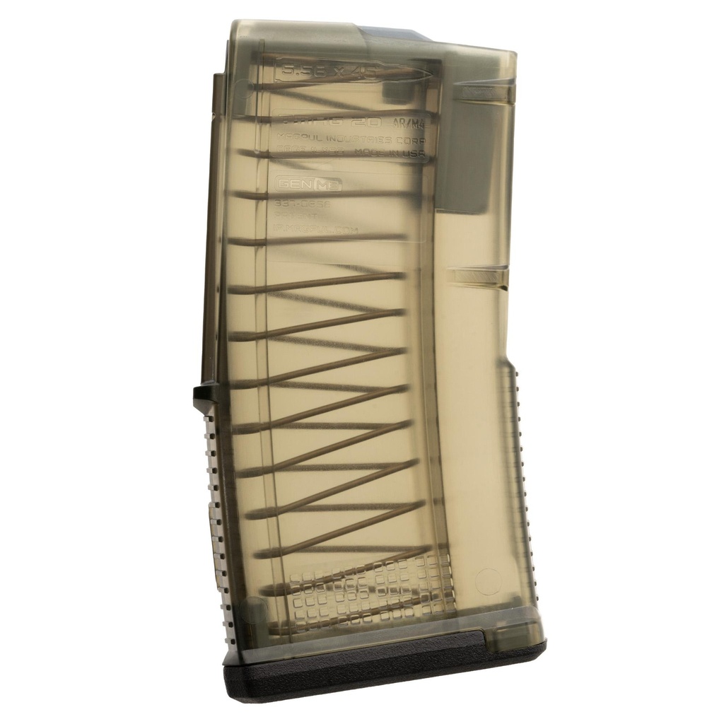 Magpul Industries TMAG 20 AR/M4 Gen M3 223 Remington/556NATO 20Rds Fits AR-15 Olive Drab Translucent 