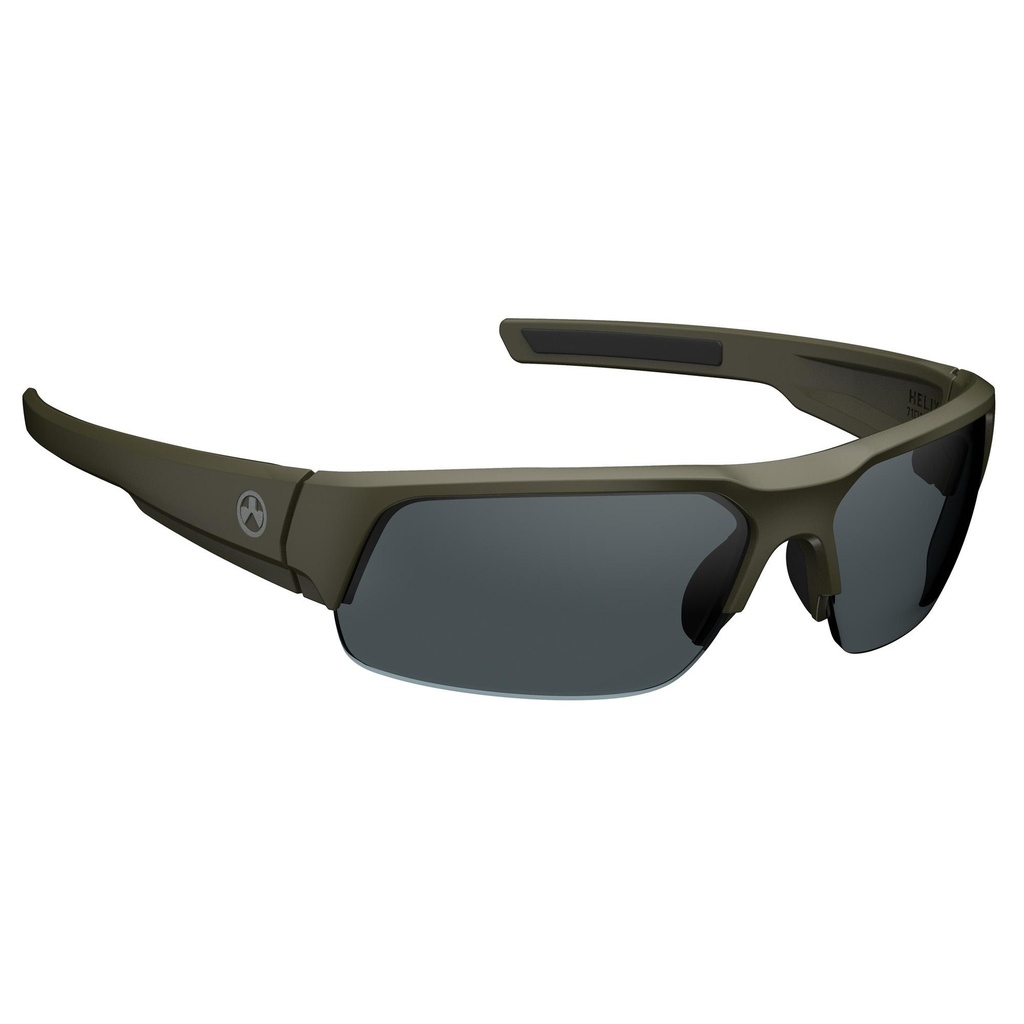 Magpul Industries Helix Eyewear Olive Drab Green Frame with Gray Polarized Lens 