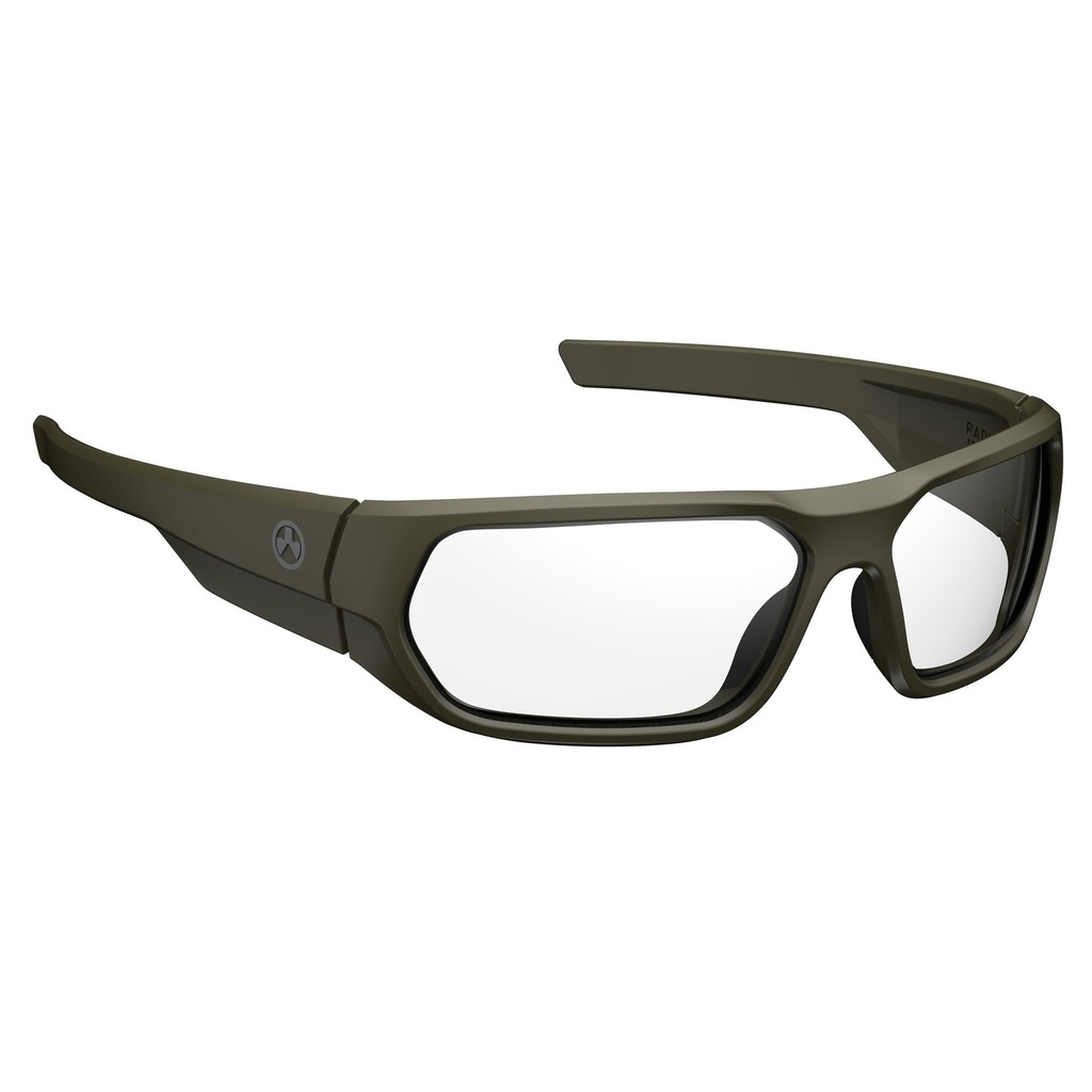 Magpul Industries Radius Eyewear Olive Drab Green Frame with Clear Lens 