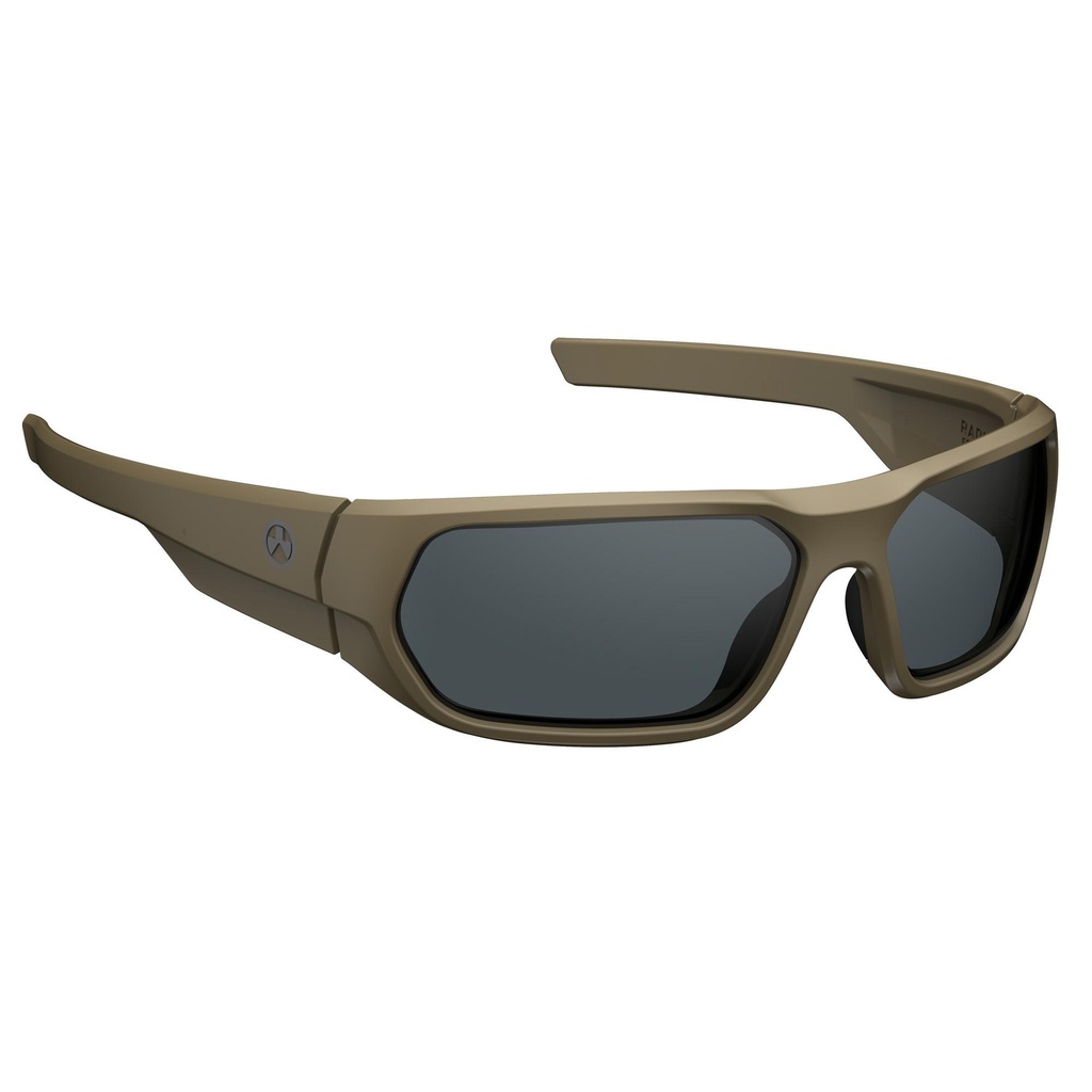 Magpul Industries Radius Glasses Polarized FDE Frame Gray Lens Polymer 