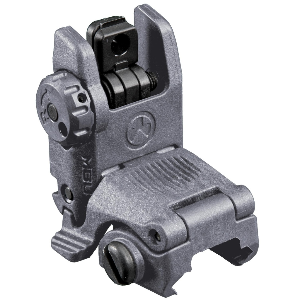 Magpul Industries MBUS Back-Up Rear Sight Gen 2 Flip Up Gray 