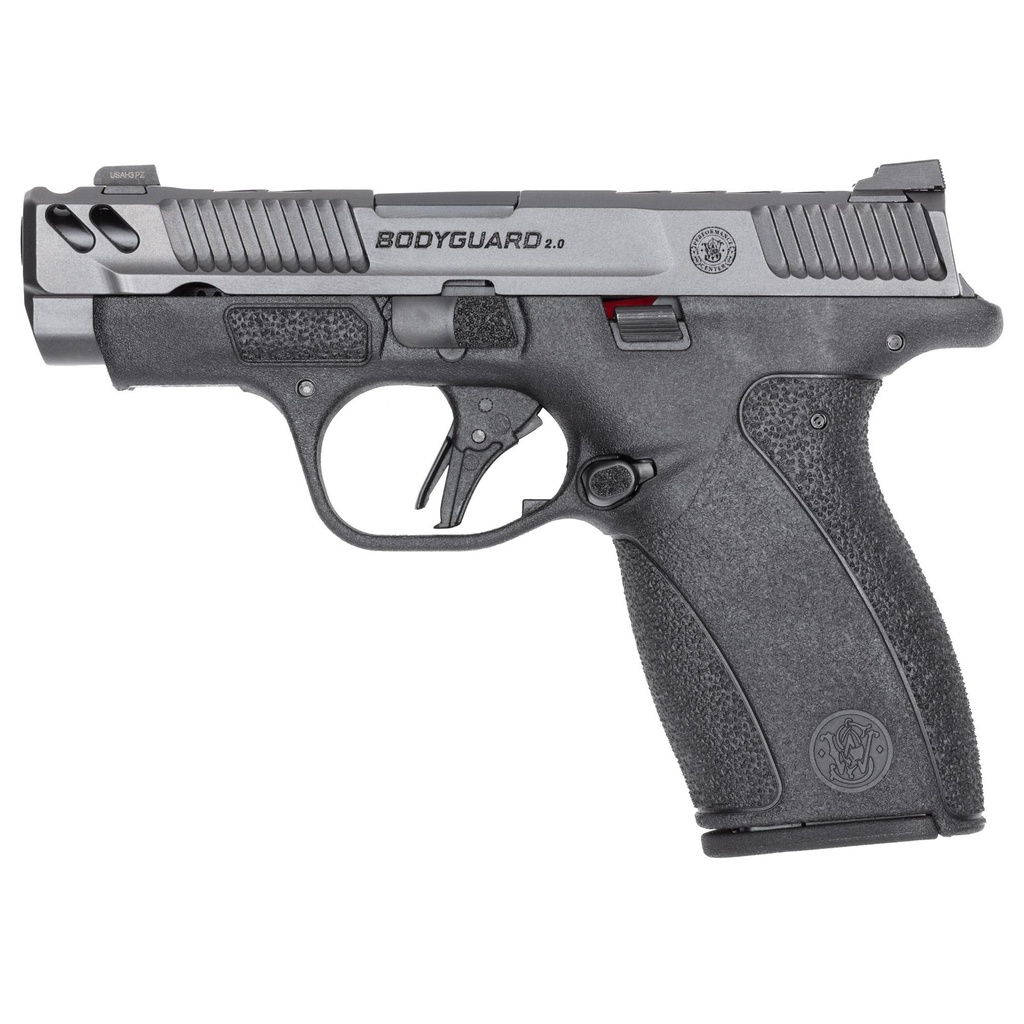 Smith & Wesson Bodyguard 2.0 .380 ACP 3.1" Ported Barrel Gray Slide Black Frame 12 Round Capacity