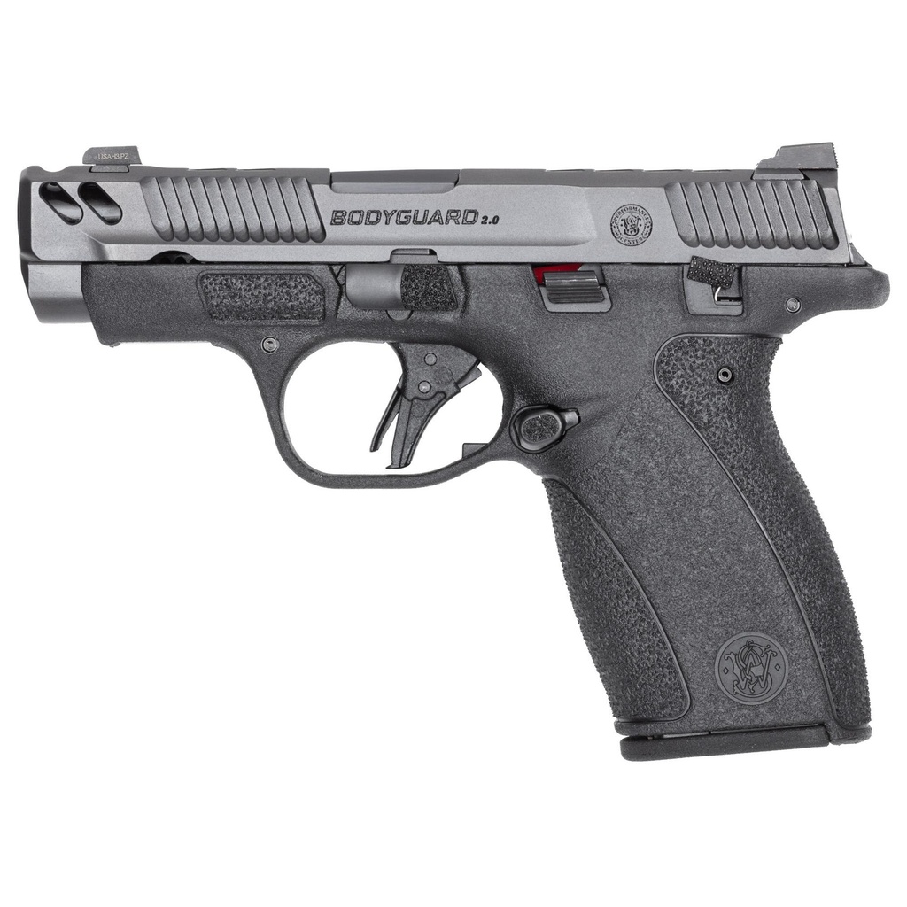 Smith & Wesson Bodyguard 2.0 .380 ACP 3.1" Ported Barrel Armornite Finish Gray Slide Black Frame 12 Round Capacity