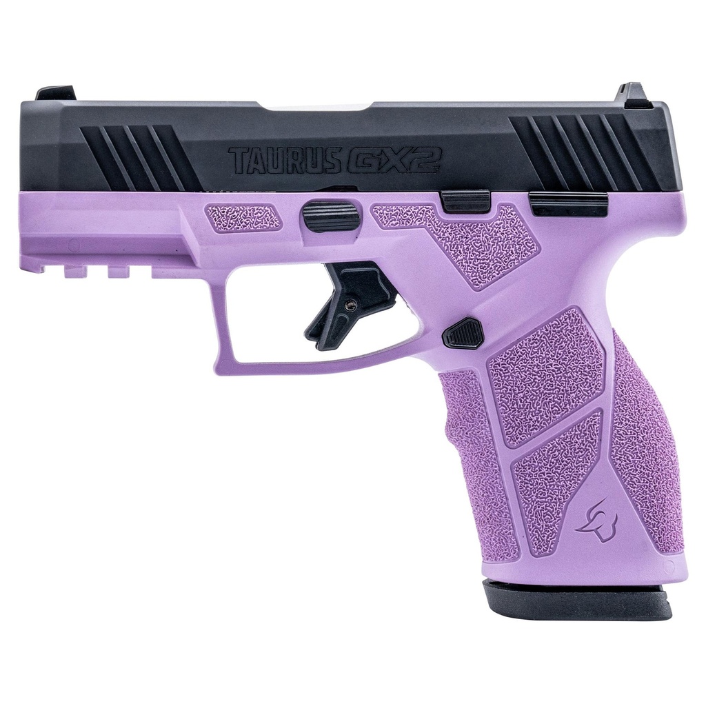Taurus GX2 9MM 3.38" Black and Light Purple 13 Round