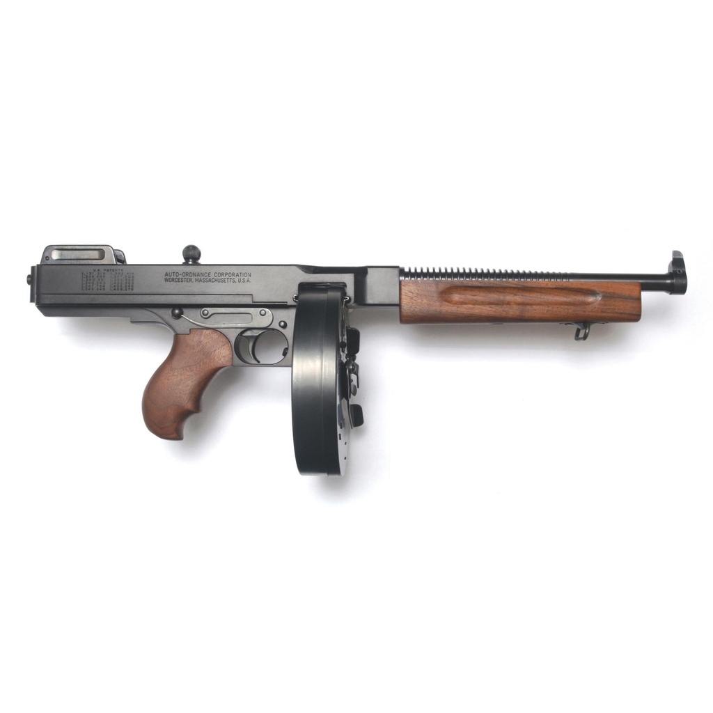 Auto Ordnance 1927A1 .45 ACP 10.5" Barrel Black Steel Drum Magazine 50 Round