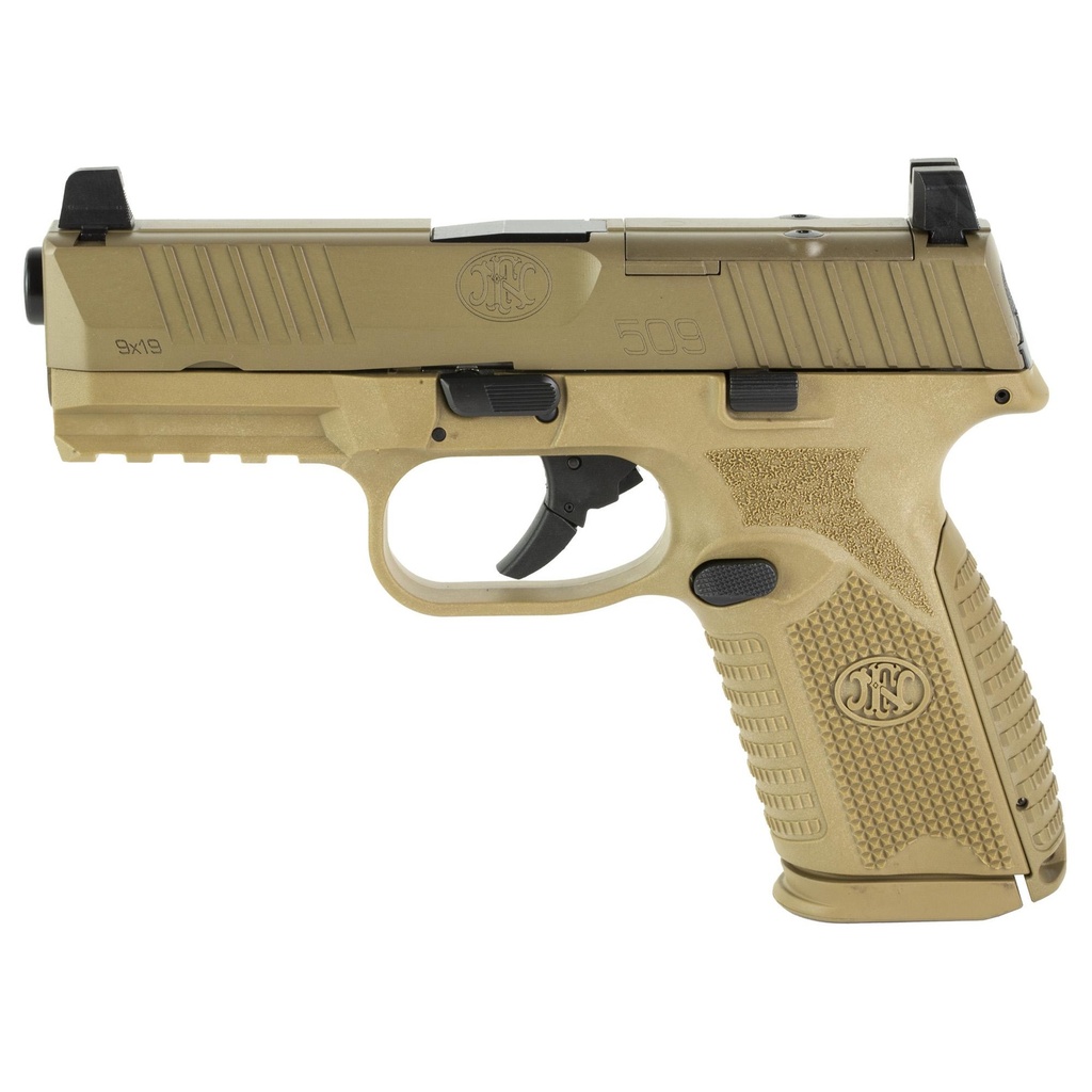 FN FN509 Midsize MRD 9MM 4" OR FDE 15 Round