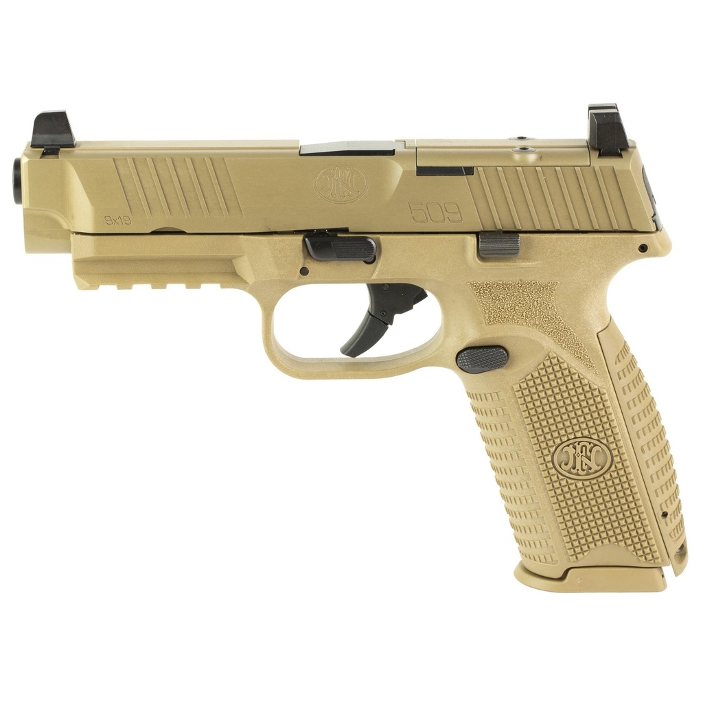 FN 509 9MM 4.5" Optics Ready FDE 17 Round