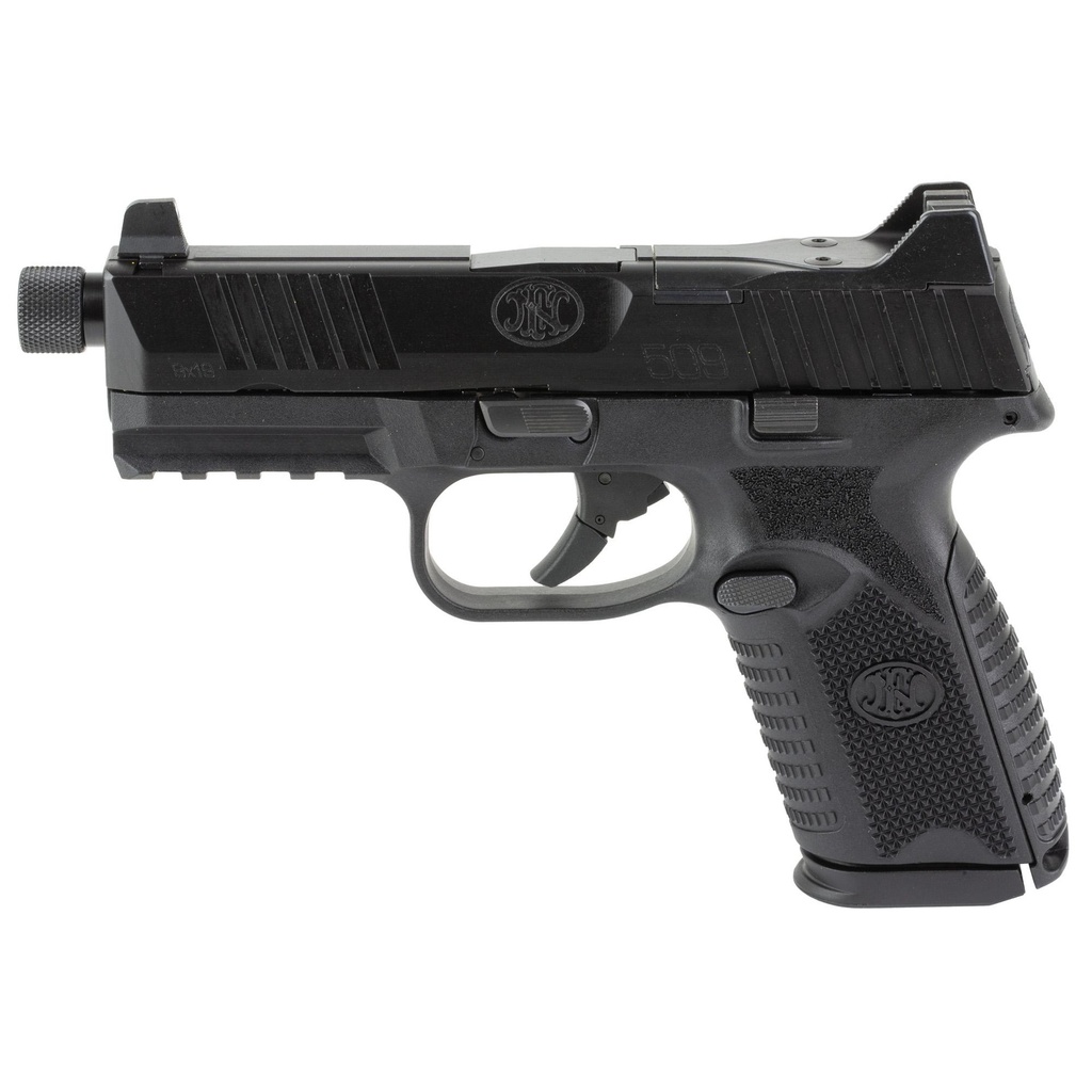 FN FN509M 9MM 4.5" Threaded OR Black 24 Round Capacity 5 Magazines