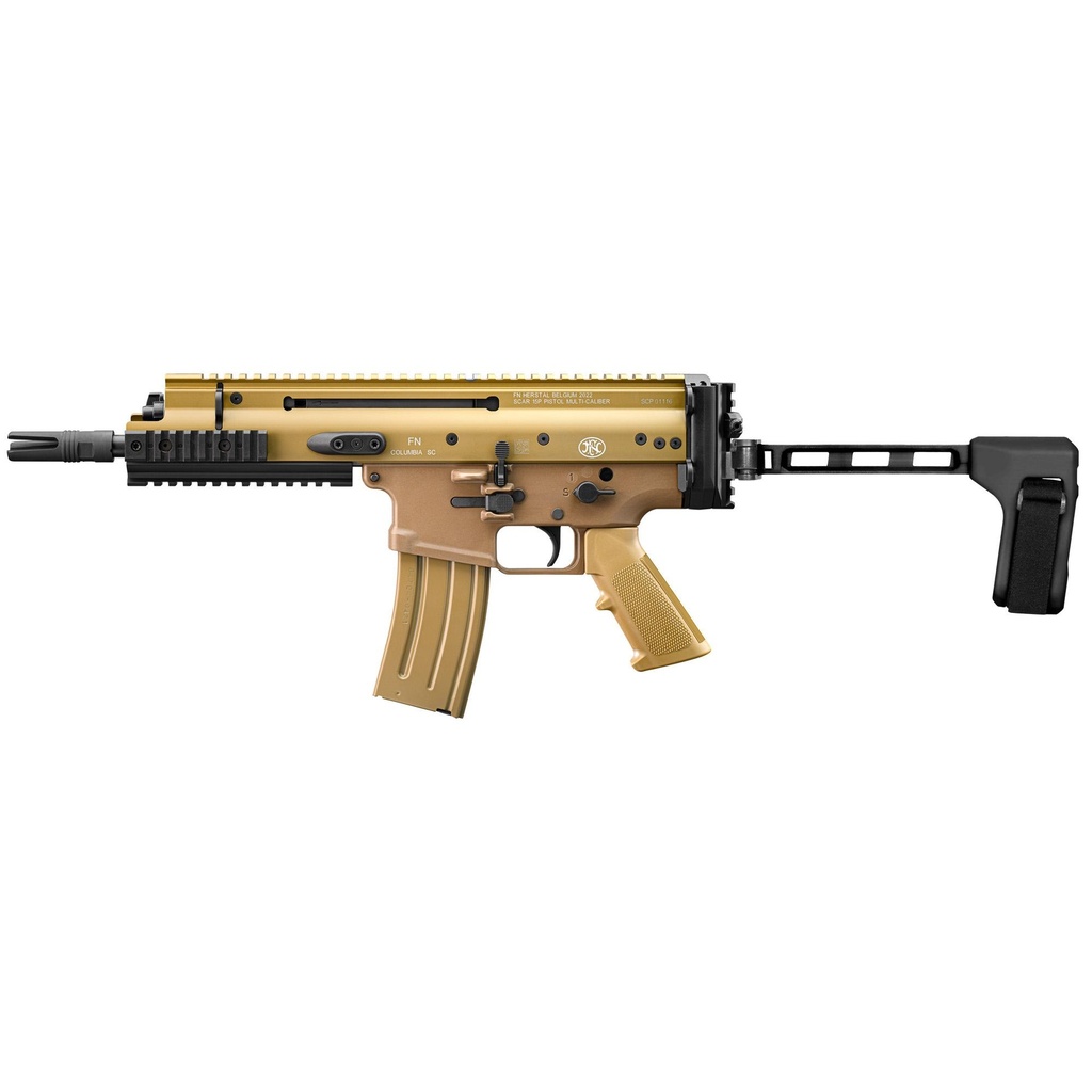 FN Scar 15P 5.56 7.5" FDE SB Tactical Brace OR 30 Round