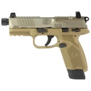 FN 502 .22 LR 4.6" Threaded Barrel Optics Ready FDE 10 Round, 15 Round