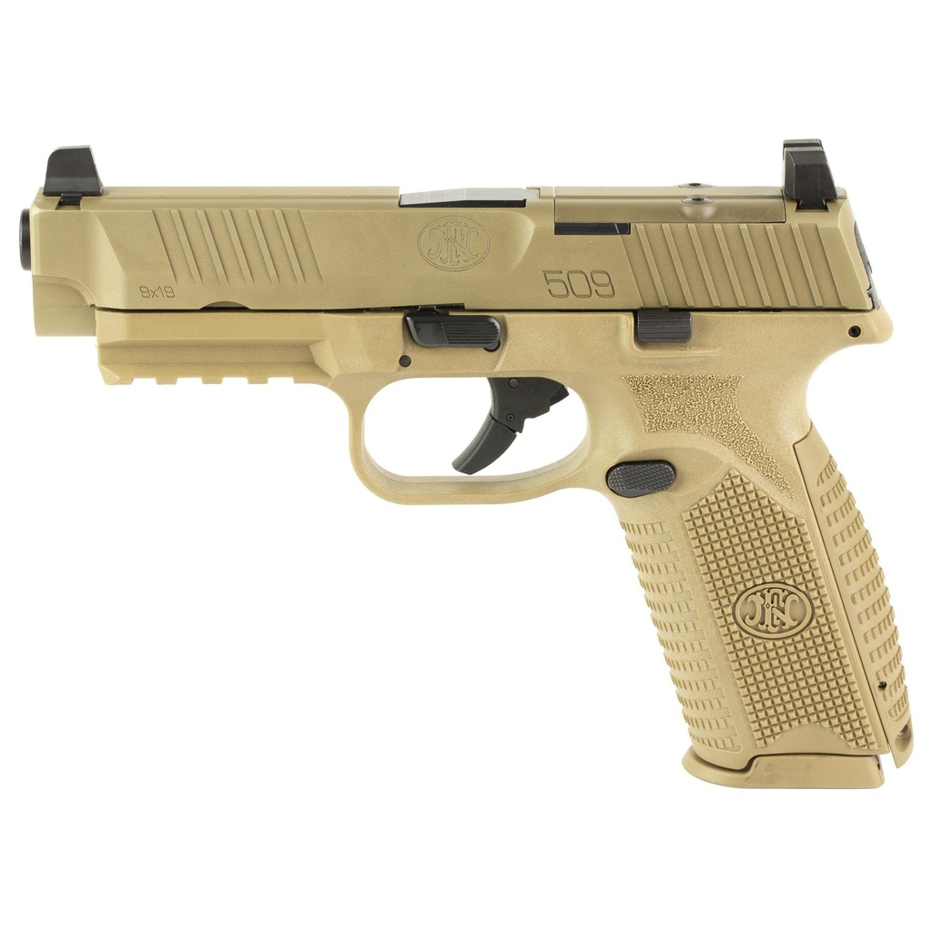 FN 509 9MM 4.5" Optics Ready FDE 10 Round
