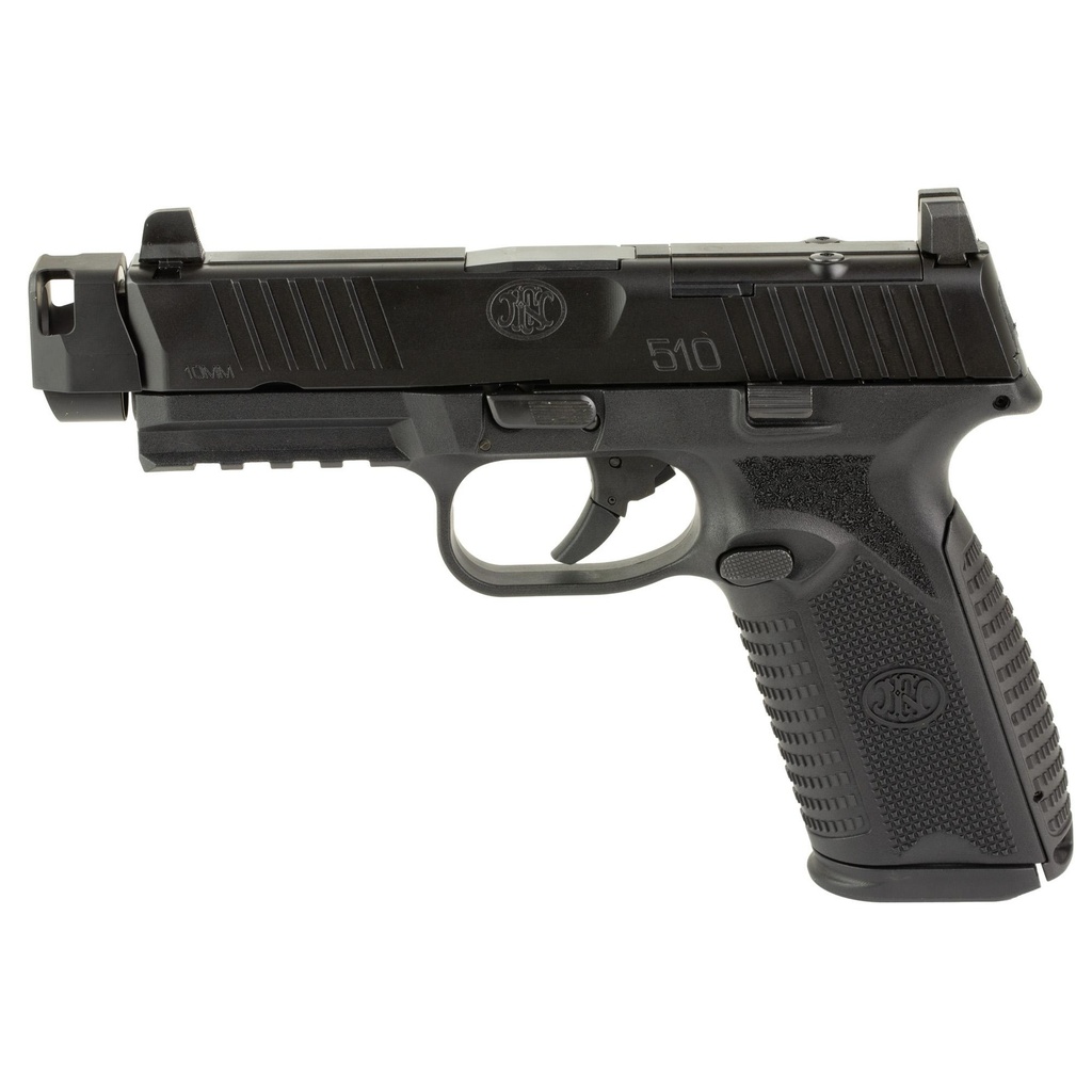 FN 510 MRD Comp 10MM 4.43" Black FN Quick Connect Compensator 15 Round