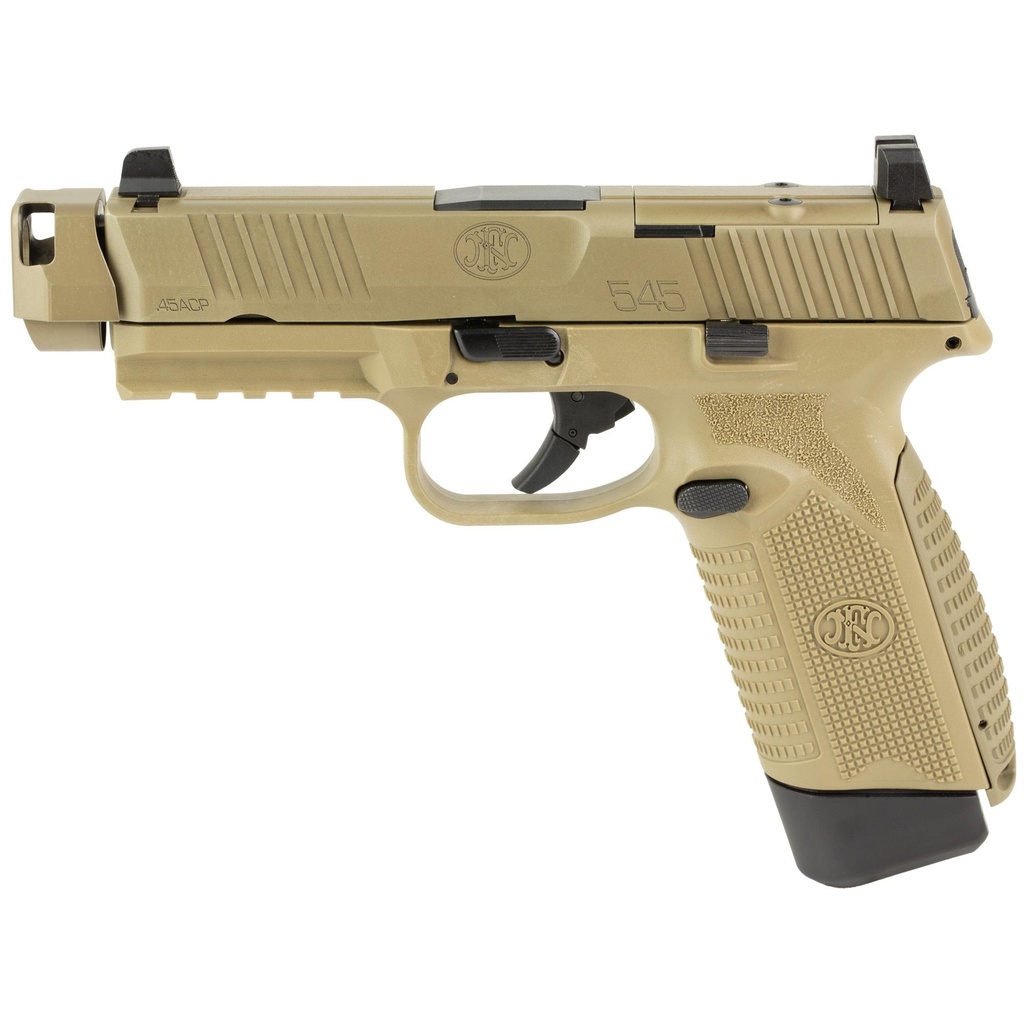 FN 545 MRD Comp .45 ACP 4.43" FN Quick Connect Compensator FDE 15 Round