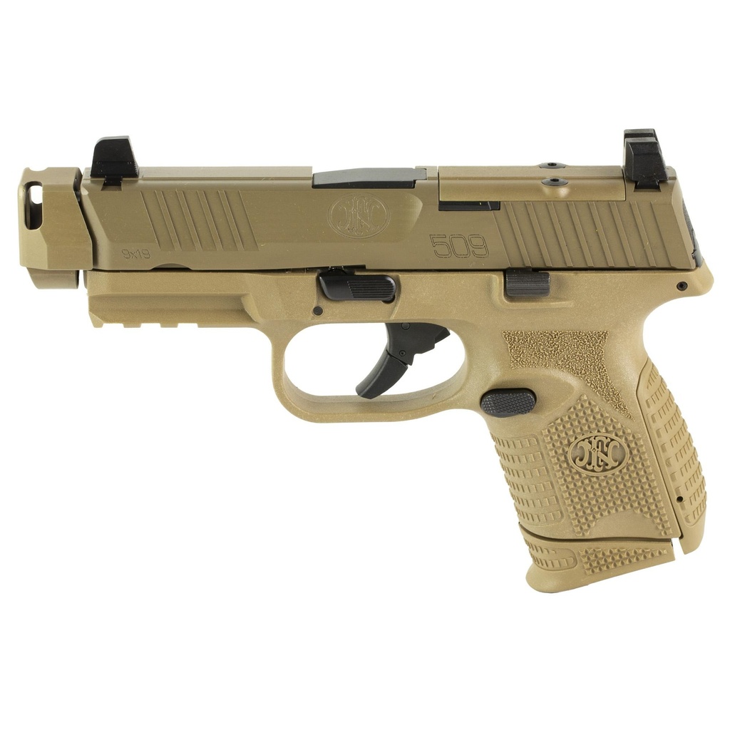 FN 509 MRD Compensated 9MM 4.2" OR FDE 10 Round
