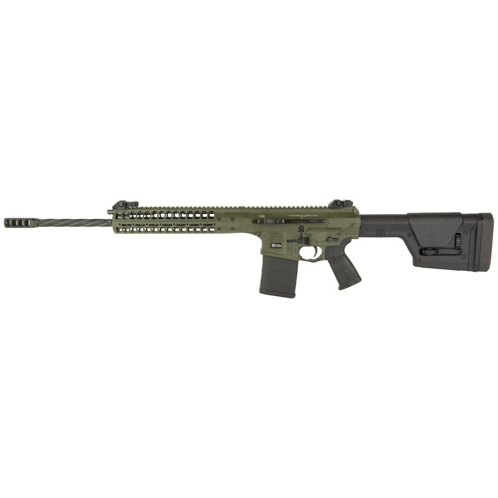 LWRC REPR MKII .308 20" Threaded Barrel Olive Drab Green 20 Round