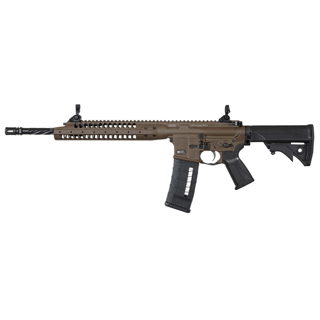 LWRC SIX8-A5 6.8 SPC 16.1" Threaded Barrel Patriot Brown 30 Round