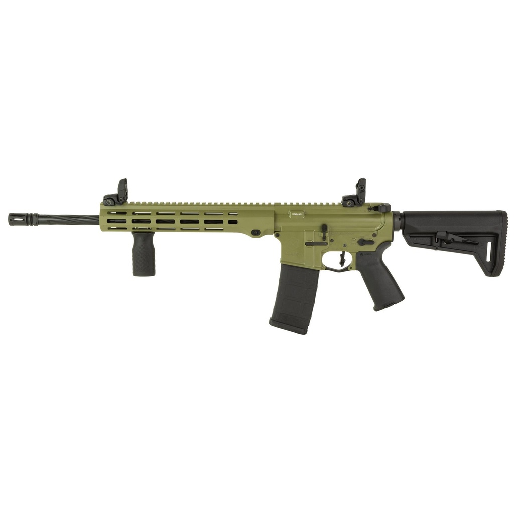 Maxim MD15L 5.56 16" M-LOK Handguard, Magpul MOE SL-K Stock, Cerakote Finish, Bazooka Green, 30 Round