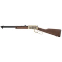 Rossi Rio Bravo .22LR 18" Lever Action Engraved PVD Gold Receiver Blued Barrel Wood Stock 15 Round