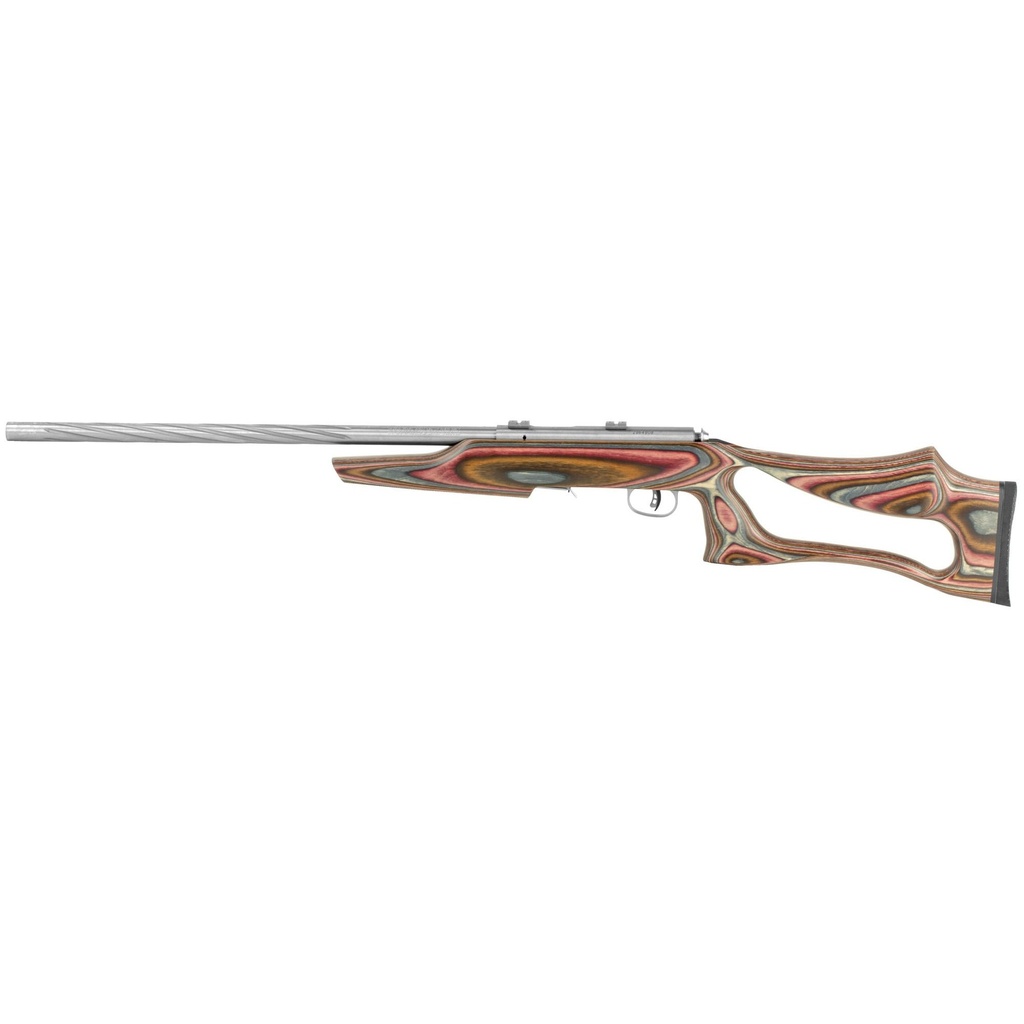Savage 93 BSEV 17HMR 21" Heavy Barrel Stainless Royal Jacaranda Stock 5 Round
