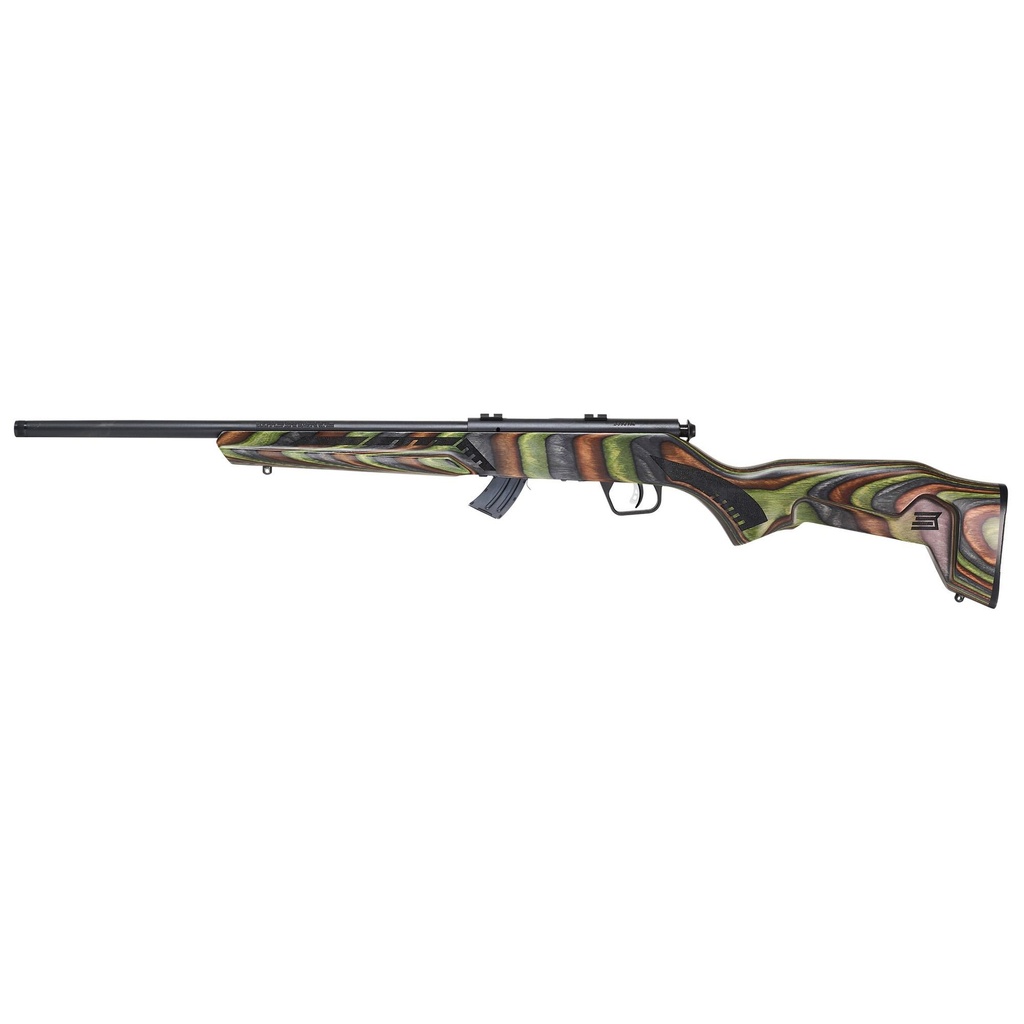 Savage Mark II .22LR 18" Barrel Matte Black Green Laminate Stock 10 Round