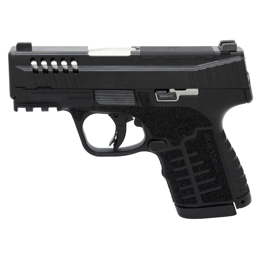 Savage Stance XR 9MM 3.2" Black Micro Compact Pistol 13 Round