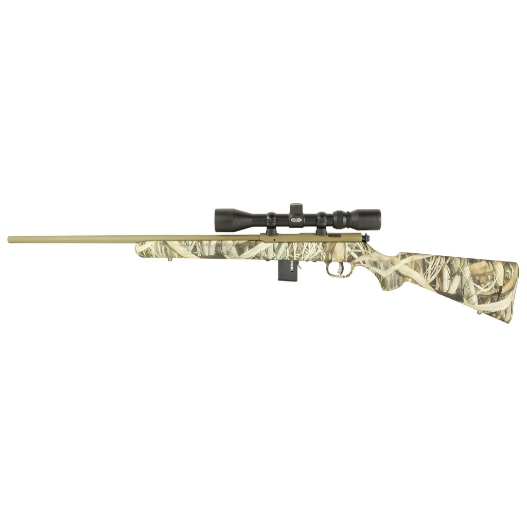 Savage 93 XP .22 WMR 21" Bolt Action Rifle Brush Camo 10 Round with 3-9x40mm Scope