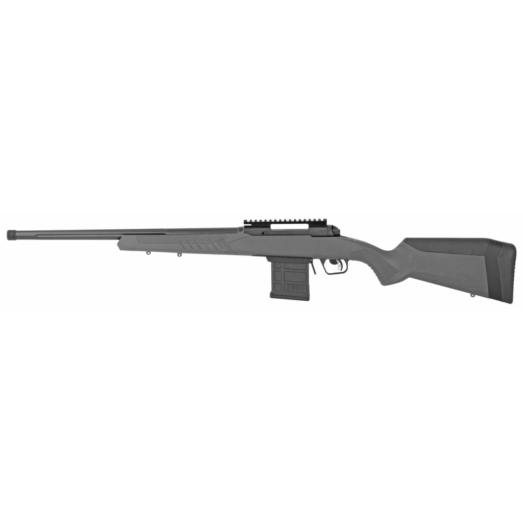 Savage 110 Tactical .308 20" Heavy Fluted Threaded Barrel Black Gray Synthetic Stock 10 Round