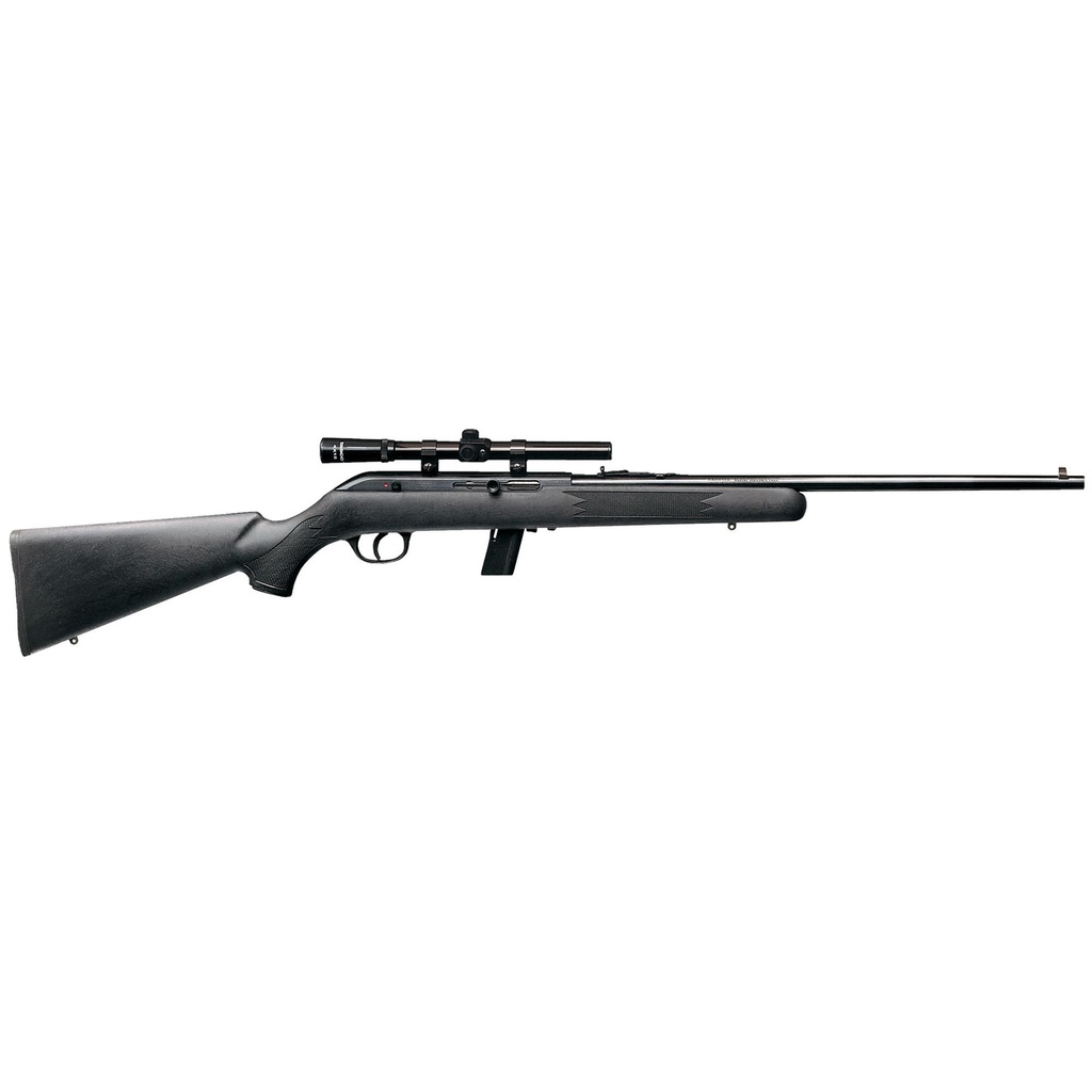 Savage 64FXP .22LR 21" Semi-Automatic Rifle with 4x15mm Scope, Black Finish, 10 Round Capacity