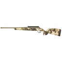 Savage Axis 2 Pro 6.5 Creedmoor 20" Threaded Barrel Cerakote Finish FDE Western Camo Synthetic Stock 4 Round