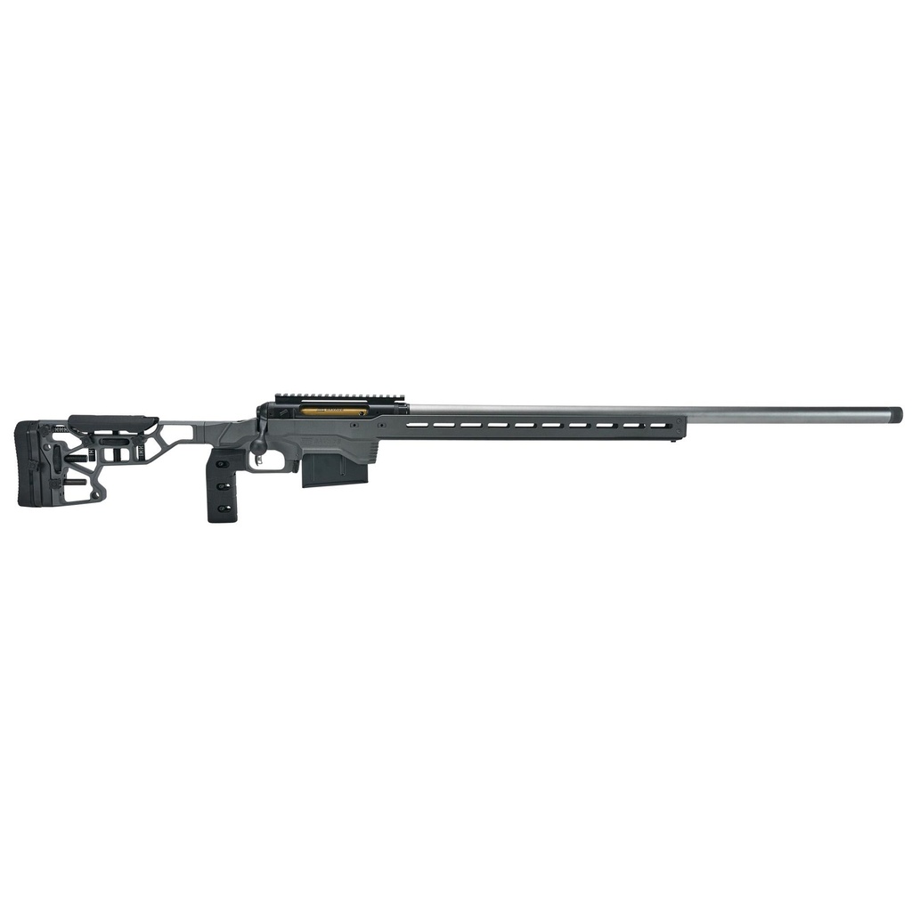 Savage 110 Elite Precision .338 Lapua 30" Matte Stainless Barrel Gray MDT ACC Chassis AccuTrigger AICS 5 Round Right Hand
