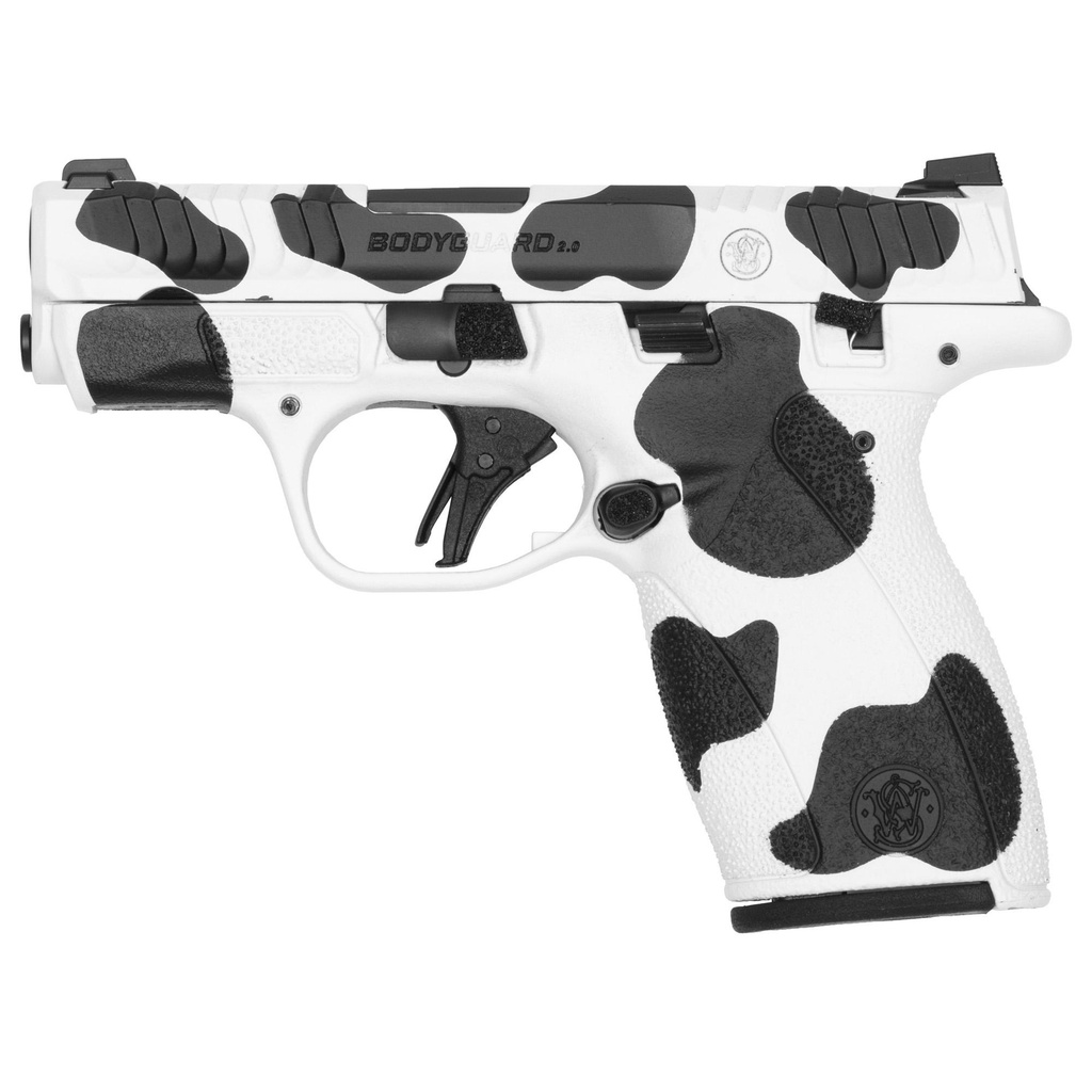 Smith & Wesson Bodyguard 2.0 .380 ACP 2.75" Cerakote Custom Cow Print, 12 Round Capacity