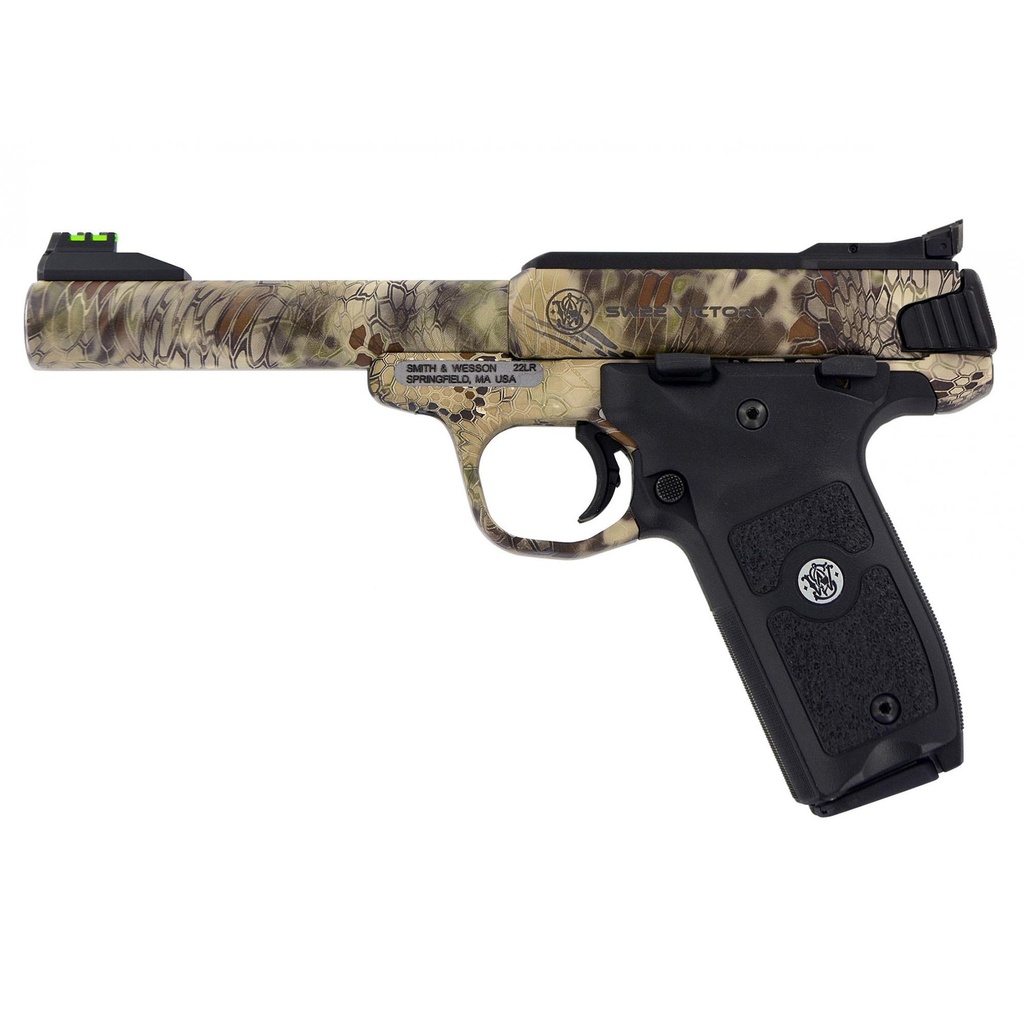 Smith & Wesson SW22 Victory .22LR 5.5" Stainless Steel Kryptek 10 Round