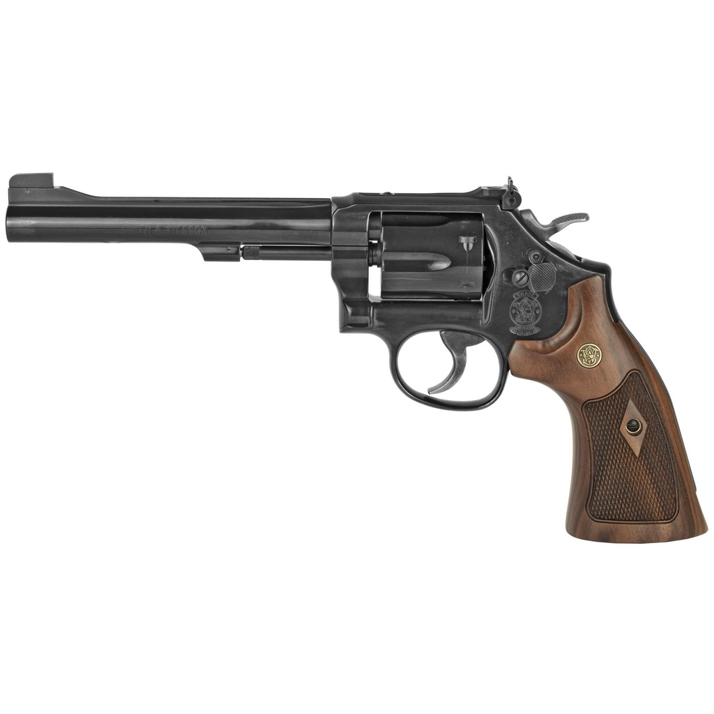 Smith & Wesson Model 48 .22 WMR 6" Double/Single Action Metal Frame Revolver Blued Finish 6 Round