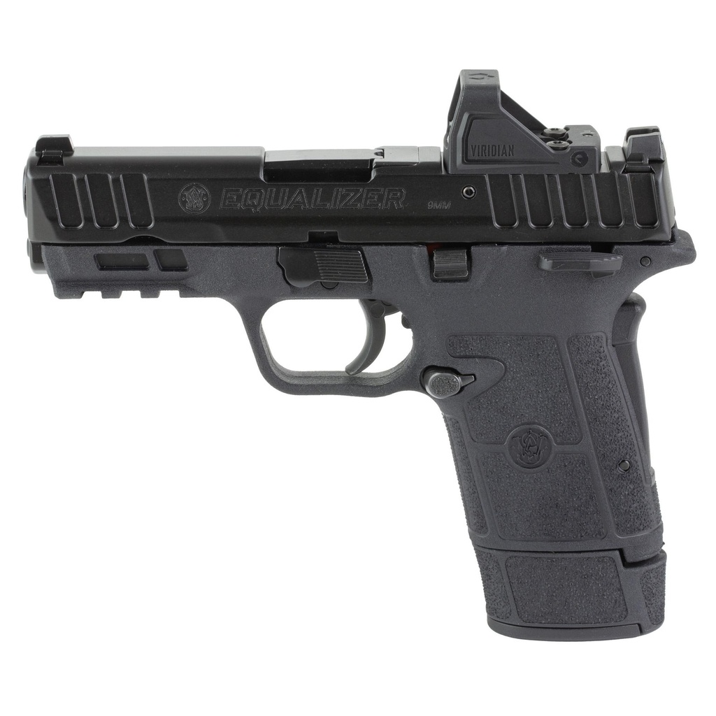 SMITH & WESSON EQUALIZER CARRY ON BUNDLE 9MM 3.675" PSTL TS 10/13/15RD, VIRIDIAN OPTIC, SAVIOR BAG