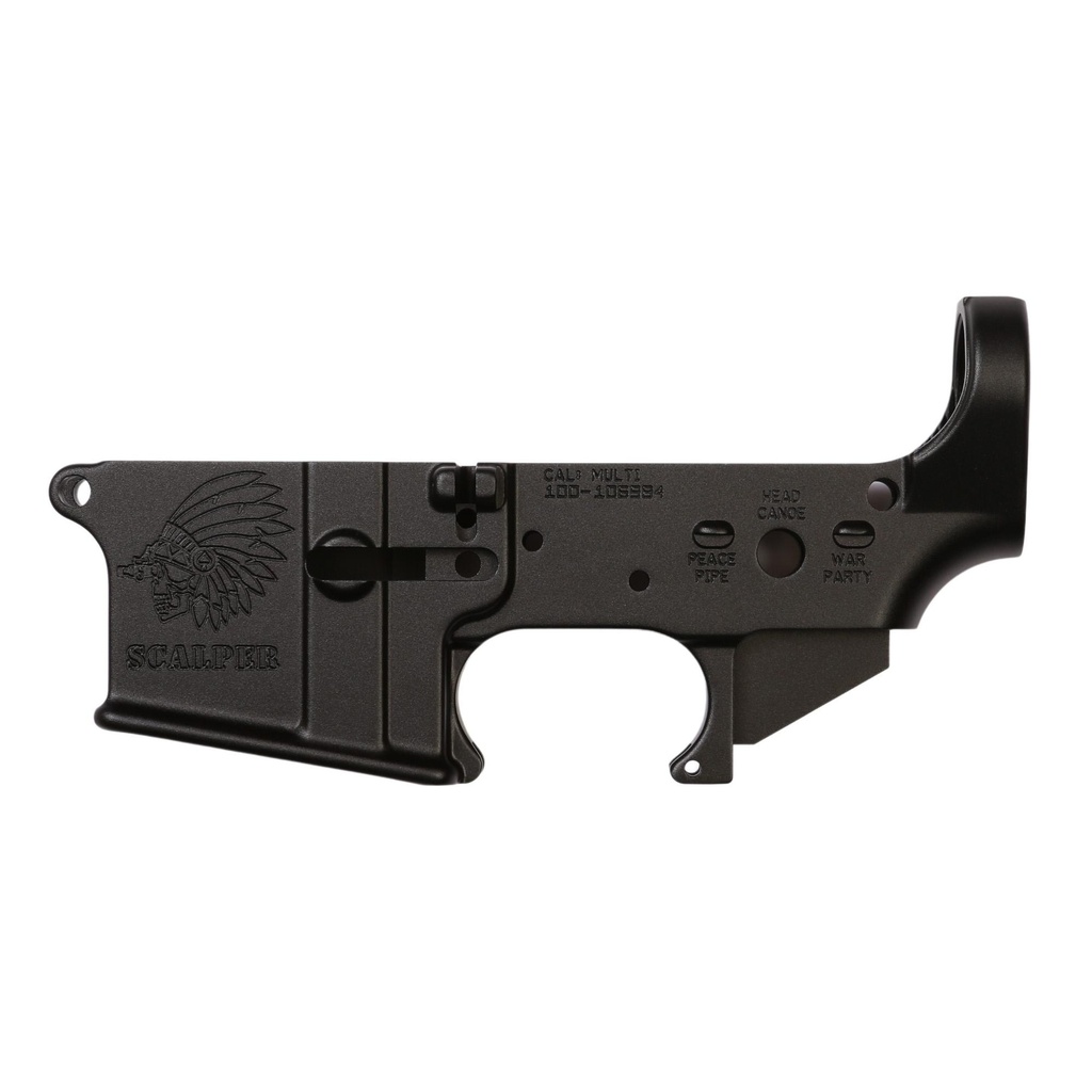 Sons of Liberty Gun Works SCALPER Stripped Lower Receiver Multi-Caliber Anodized Finish Black