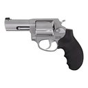 Taurus 605 .357 Magnum 3" Stainless Steel Double Action/Single Action Revolver with Night Sight and Hogue Rubber Grips, 5 Round Capacity