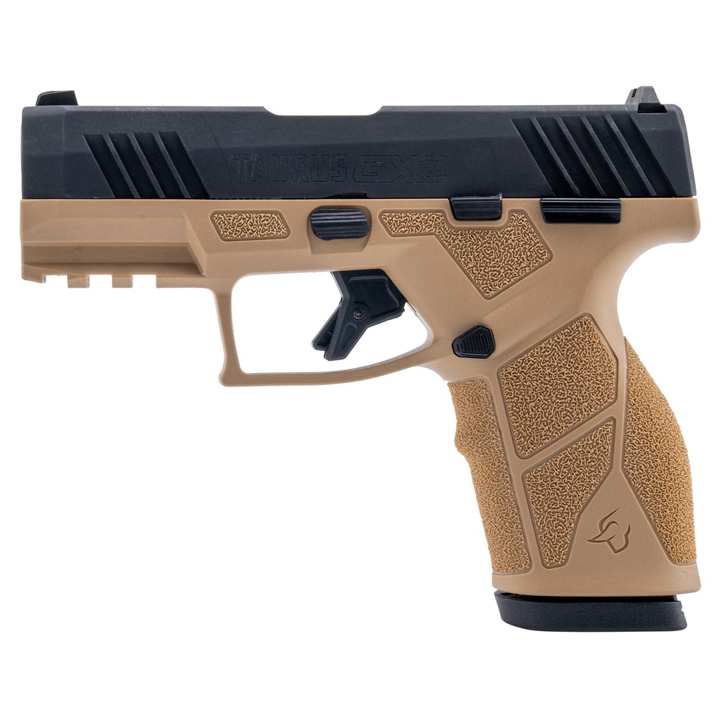 Taurus GX2 9MM 3.38" Tan/Black Compact Striker Fired 13 Round