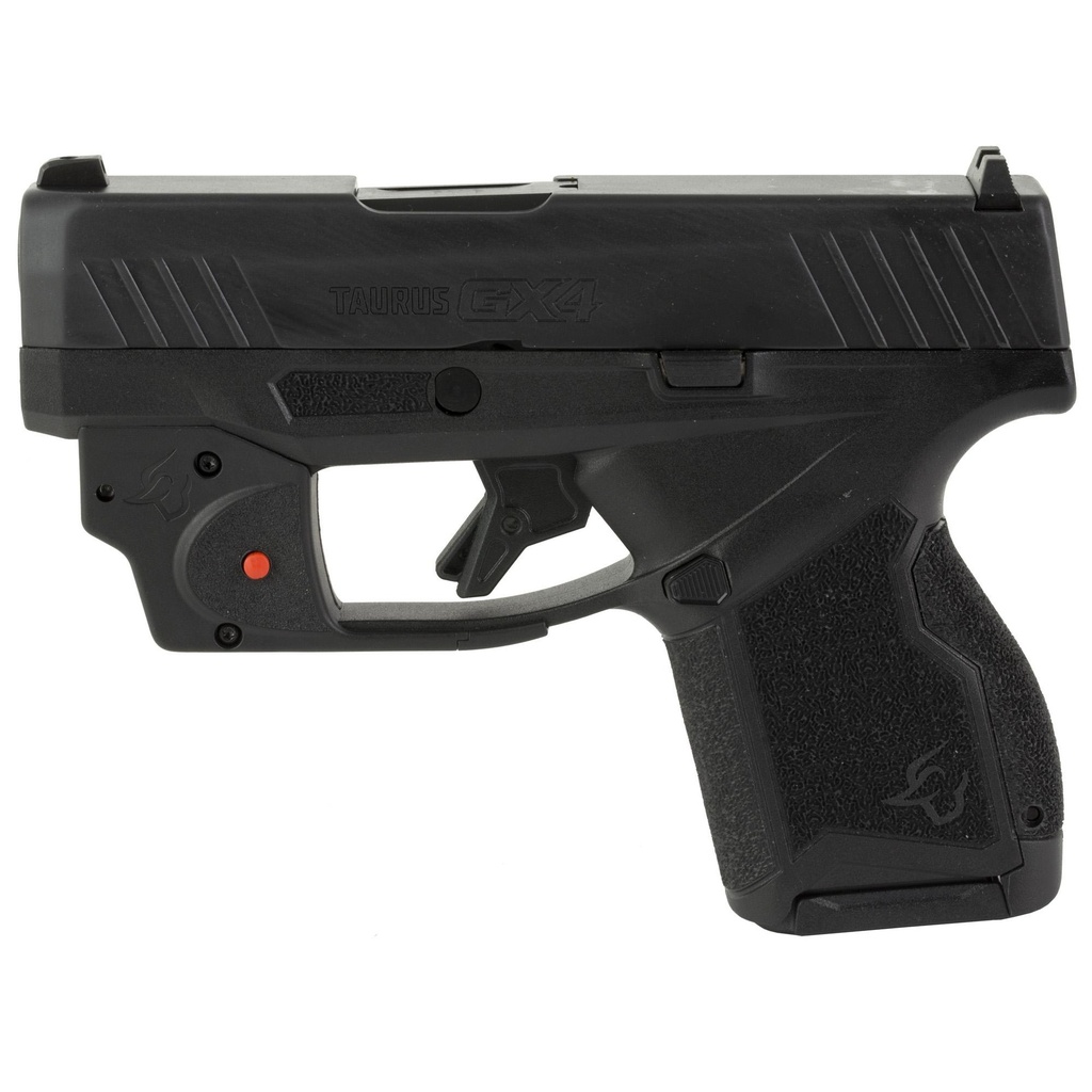 Taurus GX4 9MM 3" Red Viridian Laser Black 11 Round