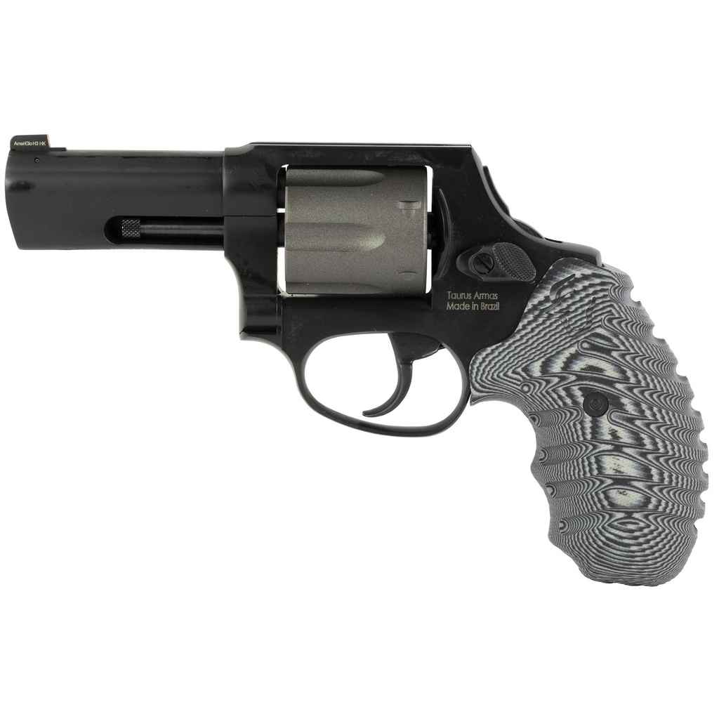 Taurus 856 .38 Special +P 3" Black Cerakote Steel Frame G10 VZ Grips