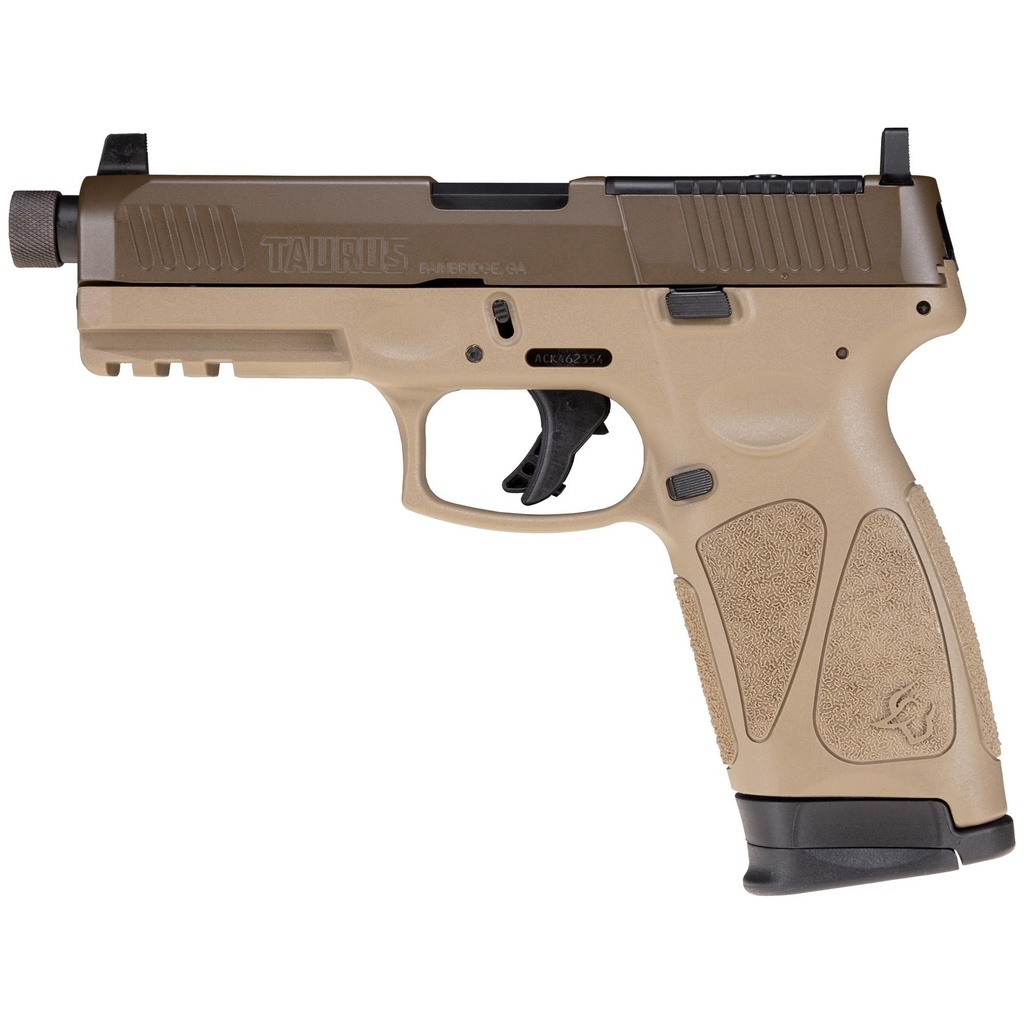 Taurus G3 Tactical 9MM 4.5" Threaded Barrel OR Tan