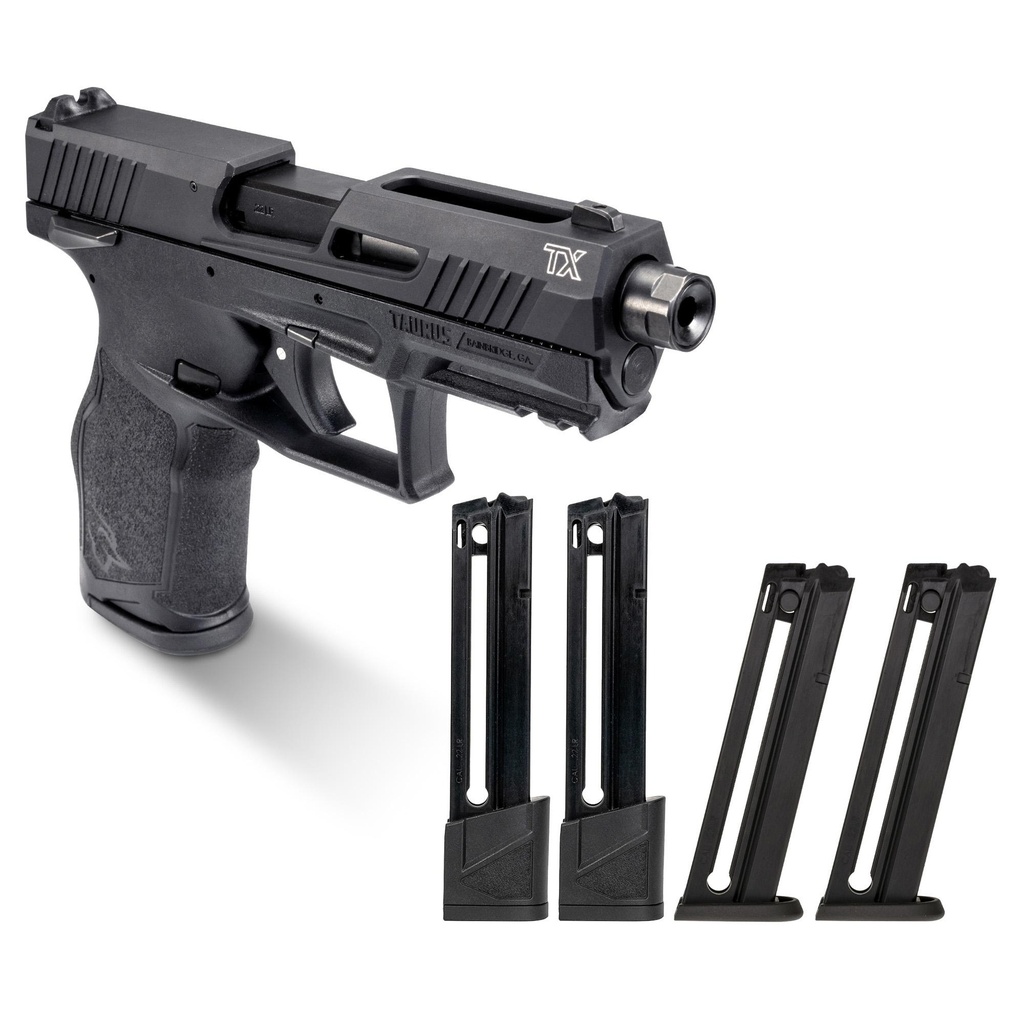 Taurus TX22 .22 LR 4.6" Threaded Black 22 Round Capacity