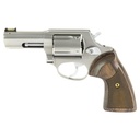 Taurus 605 .357 Magnum 3" Executive Grade Silver Wood Grips 5 Round