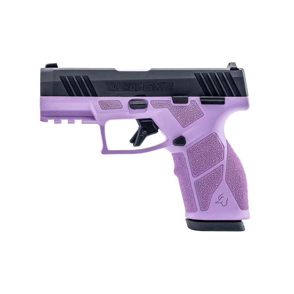 Taurus GX2 9MM 3.38" Light Purple and Black Manual Safety
