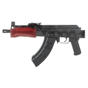 Century Arms Mini Draco 7.62x39 7.75" Threaded Barrel Russian Red Wood Handguards Black 30 Round